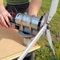 Generador de viento hágalo usted mismo de una lavadora: instrucciones de montaje para un molino de viento