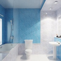 Salle de bain en panneaux de plastique: variétés de panneaux + guide de décoration rapide