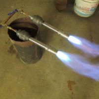 Vstřikovací plynový hořák pro kutily: Kovářská příručka